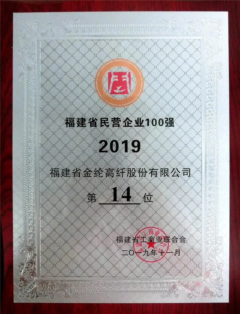 福建省民营企业100强